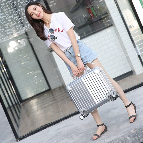 Ретро маленький чемодан подходит для мужчин и женщин, в корейском стиле, 18 дюймов
