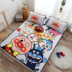 Red Cartoon Network Anpanman Tencel Ruanxi lụa băng ba mảnh mat không khí rửa được điều Ruanxi 1.51.8 mét - Thảm mùa hè chiếu tre cao cấp Thảm mùa hè