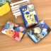 Gói thẻ Accord cho nam giới và phụ nữ SpongeBob nhỏ màu vàng người đàn ông khâu phim hoạt hình dễ thương thẻ thiết lập giấy phép lái xe đồng xu ví