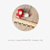 Дизайнерский шерстяной войлок с грибочками-гвоздиками