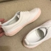 [Sheii Su Yin Yin] thông tin phản hồi ~ Song Jia với màu sắc phù hợp với vải phẳng thể thao giản dị giày trắng giày của phụ nữ