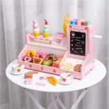 Детский кассовый аппарат, игрушка, семейный реалистичный комплект для мороженого, 3-5-6 лет, подарок на день рождения