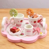 Игрушка, детский реалистичный семейный заварочный чайник, послеобеденный чай, чашка, чайный сервиз для мальчиков и девочек, кухня, костюм принцессы, подарок на день рождения