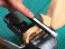 Hướng dẫn sử dụng phẳng giấy nhám bằng nhựa clip Bán nguyệt giấy nhám cuộn nhôm Giấy nhám giấy nhám khung công cụ đánh bóng
