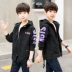 Áo khoác bé trai xuân hè 2019 áo mới xuân trẻ em áo khoác 12 trẻ em lớn phiên bản Hàn Quốc của áo gió dài phần gió - Áo khoác