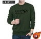 Áo thun cotton dài tay nam cánh đồng JEEP Quần lửng nam thu đông giản dị và áo len dày áo phông rộng nam Áo phông dài