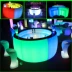 ghế cafe Quầy bar phát sáng LED
         tùy chỉnh phòng triển lãm nội thất quầy bar quầy lễ tân khách sạn giải trí ngoài trời Kết hợp bàn ghế phát sáng đầy màu sắc LED ngoài trời sofa da nhập khẩu Cái ghế
