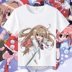 DC Comics Series T-shirt Set Set Hoa Hôn Hôn Anime Quần áo nam và nữ Mùa hè ngắn tay áo cổ tròn - Carton / Hoạt hình liên quan hình dán doraemon Carton / Hoạt hình liên quan