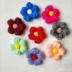 Dệt kim len tay trâm cài hoa mùa xuân, mùa hè, mùa thu và mùa đông phụ kiện trang trí khí chất Nhật Bản và Hàn Quốc thành phẩm - Trâm cài