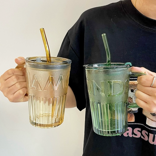 沐韩 Летний креативный стеклянный чай подходит для мужчин и женщин, высококачественная чайная чашка