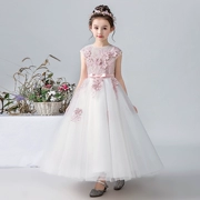 Trẻ em ăn mặc công chúa váy cô gái fluffy chốt trang phục cô gái nhỏ nước ngoài chủ nhà trang phục trẻ em lớn buổi tối - Váy trẻ em