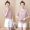 2018 mùa hè mới Hàn Quốc phiên bản của ren phổ biến trên quần áo trumpet tay áo khí voan áo sơ mi ngắn tay T-Shirt phụ nữ sơ mi voan