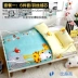 Ba mảnh bông chăn giường mẫu giáo trẻ nhỏ ngủ trưa chăn với bộ đồ giường bông bé Liu Jiantao lõi - Bộ đồ giường trẻ em chăn ga cho bé trai	 Bộ đồ giường trẻ em