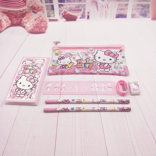 Мультяшный милый пенал с молнией для папок, сумка-чехол, детский комплект для школьников, обучающие канцтовары, подарок на день рождения