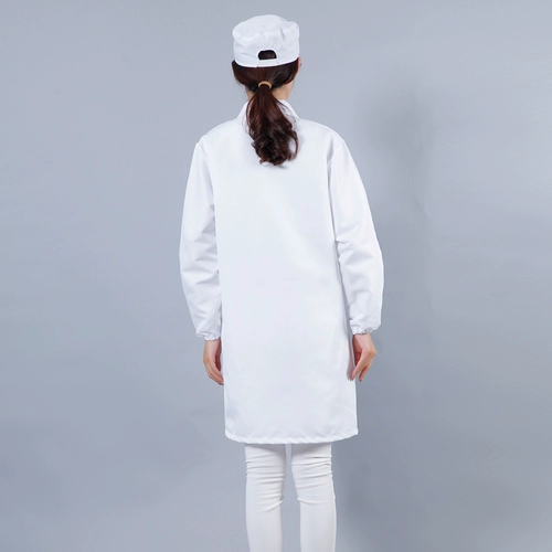 Химический белый белый халат для школьников