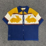 Трикотажная футболка polo, в американском стиле, 90 года, изысканный стиль, короткий рукав