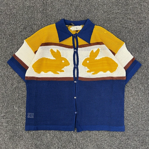 Трикотажная футболка polo, в американском стиле, 90 года, изысканный стиль, короткий рукав