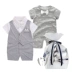 Bộ quần áo sơ sinh cotton cho bé sơ sinh 0-3 tháng 6 mùa xuân và mùa thu đông cho bé sơ sinh hộp quà sơ sinh đẹp Bộ quà tặng em bé