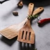 Sheri Thai gỗ tếch rắn không sơn spatula nấu ăn xẻng gỗ xẻng không dính đặc biệt xẻng chiên dụng cụ nhà bếp - Phòng bếp