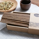 Японские натуральные экологичные палочки для еды, экологичный комплект, посуда, 10шт