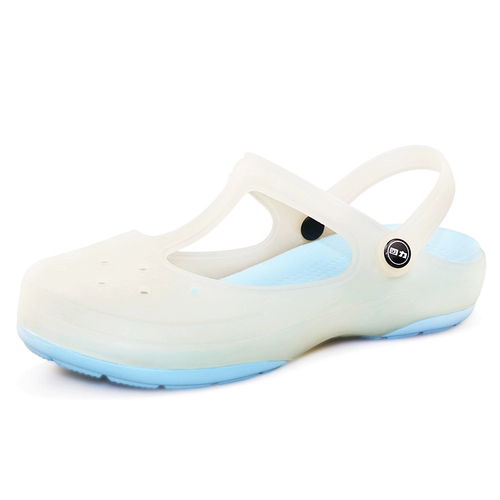 Warrior, босоножки, легкие тапочки в стиле Crocs, нескользящая летняя износостойкая пляжная обувь, дышащие комфортные мюли, в корейском стиле