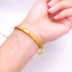 Great Wall mẫu khóa giả vàng vòng đeo tay vàng cát Thời trang sinh viên đơn giản trang sức euro coin mạ k vòng đeo tay vàng lâu không phai
