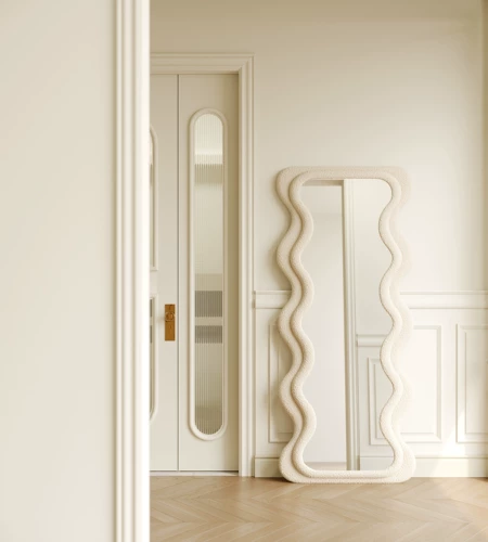 Fantasy Jia/Северная Европейская Дизайнер Посадки Зеркало бархат бархат домашняя спальня испытательное зеркало Чужое гетероид INS