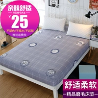 Tấm ga trải giường đơn trải giường trải giường 1,5 m nệm che phủ nệm 1.8m2.2 Simmons nâng cao thảm mỏng ga giường chun