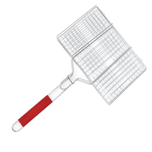 Большой зажим для барбекю на гриле рыба Клип Клип из нержавеющей стали Клипа Гамбургер Барбекю аксессуары