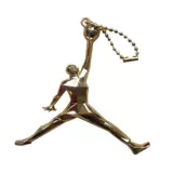 Air jordan, баскетбольная спортивная обувь, брелок, подвеска, металлический трехмерный аксессуар