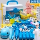 Синий комплект, игрушка, кукла, кровать, униформа врача, 56 шт