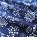 Wuzhen Calico xanh nguyên liệu handmade bông batik vải màu xanh anthocyanin Trung Quốc gió quốc gia vải rèm - Vải vải tự làm cotton thô Vải vải tự làm