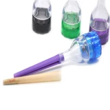 Бесплатная доставка ручной ручной динамик рот рот сигаретный полюс полюс пластиковой шлифование дыма из шлифования тит