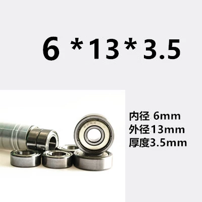 Đường kính trong của ổ trục nhỏ thu nhỏ 3 4 5 6 7 8 9 10 12 Đường kính ngoài 13 14 15 16 17 19 20mm vòng bi 6003 