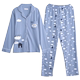 Đồ ngủ nữ dài tay mùa xuân và mùa hè phần mỏng dễ thương chút ve áo cardigan cotton tháng phù hợp với XL dịch vụ nhà Giống cái