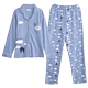 Đồ ngủ nữ dài tay mùa xuân và mùa hè phần mỏng dễ thương chút ve áo cardigan cotton tháng phù hợp với XL dịch vụ nhà Giống cái
