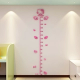 Мультяшный милый детский ростомер, трехмерное украшение для детской комнаты на стену для детского сада, 3D