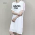 Adidas clover ngắn tay mùa hè của phụ nữ mới thoáng khí quần áo thể thao dài giản dị áo dài CZ8333 - Trang phục thể thao