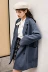 Áo khoác len dài tay cho nữ mùa thu đông 2018 phiên bản mới của Hàn Quốc của khí nhỏ áo gió Nizi áo gió Trench Coat