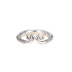 S925 sterling bạc chặt chẽ nhẫn chính tả Thái bạc Sun Wukong vàng hoop dính một cặp nhẫn nam và nữ cặp sinh viên nhẫn nhẫn vàng tây nam Nhẫn