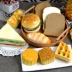 Mô phỏng thực phẩm giả bánh trái cây điểm hamburger bánh mì phục hồi mô hình mềm vườn trẻ em chụp đạo cụ trang trí