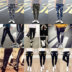 Sinh viên mùa thu của nam giới ngụy trang quần quần tây giản dị feet feet chùm dụng cụ thủy triều phần mỏng Hàn Quốc phiên bản của mỏng giảm béo quần quần đũi nam cao cấp Quần làm việc