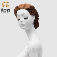 Модель реквизит парик 发现吉娅 服装店假发模特展示模特假发女橱窗道具假发模特头模型