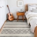 Bắc Âu tối giản phong cách thảm nhà hiện đại hình học phòng khách sofa bàn cà phê mat phòng ngủ đầu giường chăn Med - Thảm Thảm