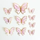 № 6 симуляция бабочка 10 розовая розовая