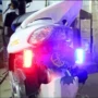 Đèn sương mù xe máy sửa đổi phụ kiện nhấp nháy ánh sáng cảnh báo ánh sáng cảnh báo đôi đèn nhấp nháy - Phụ tùng xe máy đèn xe máy