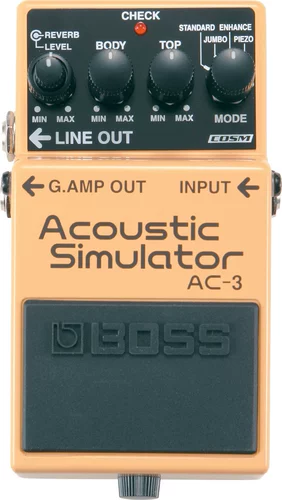 Boss AC-3 AC3 Box of Piano Original Sound Wood Guitar Simulation Односезовая эффекторная электрогитара симуляция деревянная гитара