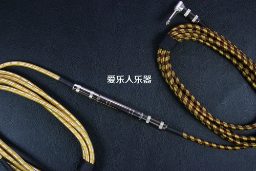 Металлическая гитарная пара кабелей пары металлической двойной линии линии линии линии головки для подключения к соединению 6.5 6.35