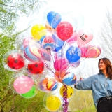 Creative Net Red Bobo Ball Plaza Street Sale Code Scanning Code Devicestion Micro Business Push на небольшом подарочном шаре двойной слой