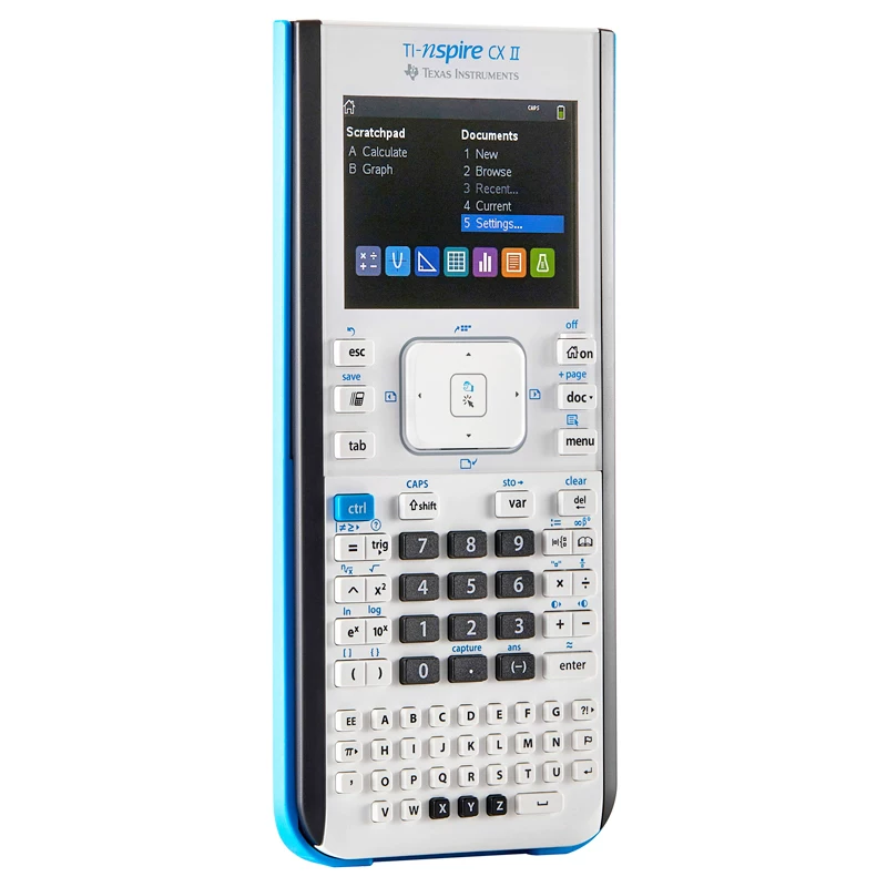 Калькулятор графический цветной TI-Nspire CX II CAS для SAT IB AP экзаменов